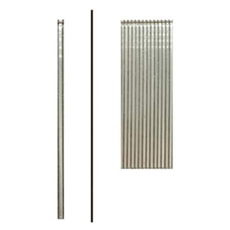 18 Gauge X 2 In. Brad Straight Smooth Glue Electro Galvanized Nails; 1000 Count